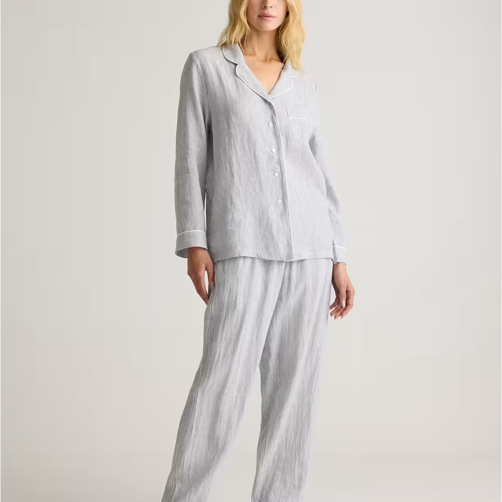 Quince Light Gray Pajama Set